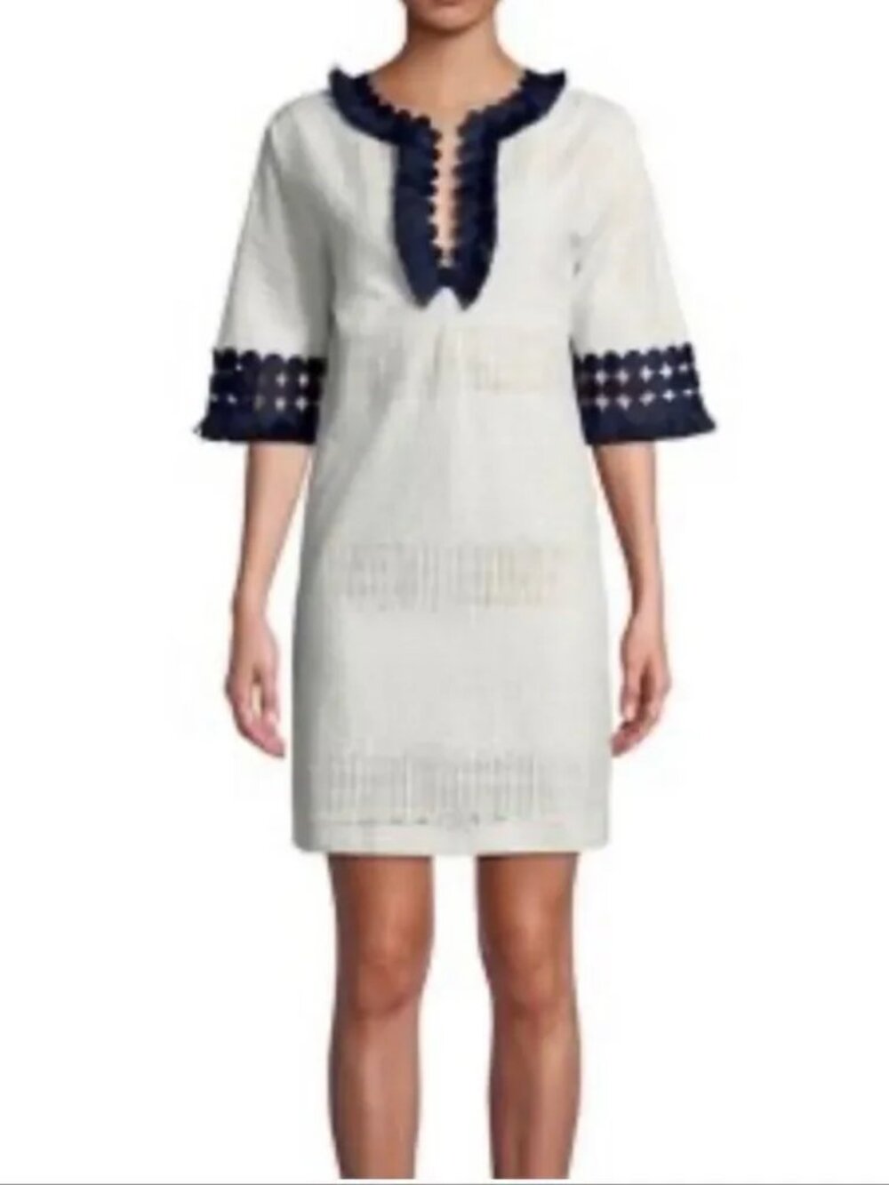 Belle Badgley Mischka Quarter Shift Daya Dress Size 6 S